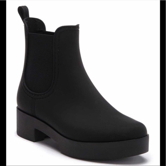 NEW Jeffrey Campbell Hydra Black Matte Boots Size 10M - Picture 1 of 6